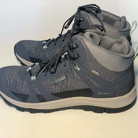 Keen Terradora ll Waterproof Hiking Boot Womens Size 11 Magnet/Ocean Wave - Picture 2 of 7
